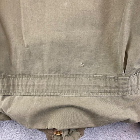 Vintage WWII USN Navy Deck Jacket N-4 Field Coat Medium Lined Green 1940s - Picture 5 of 16